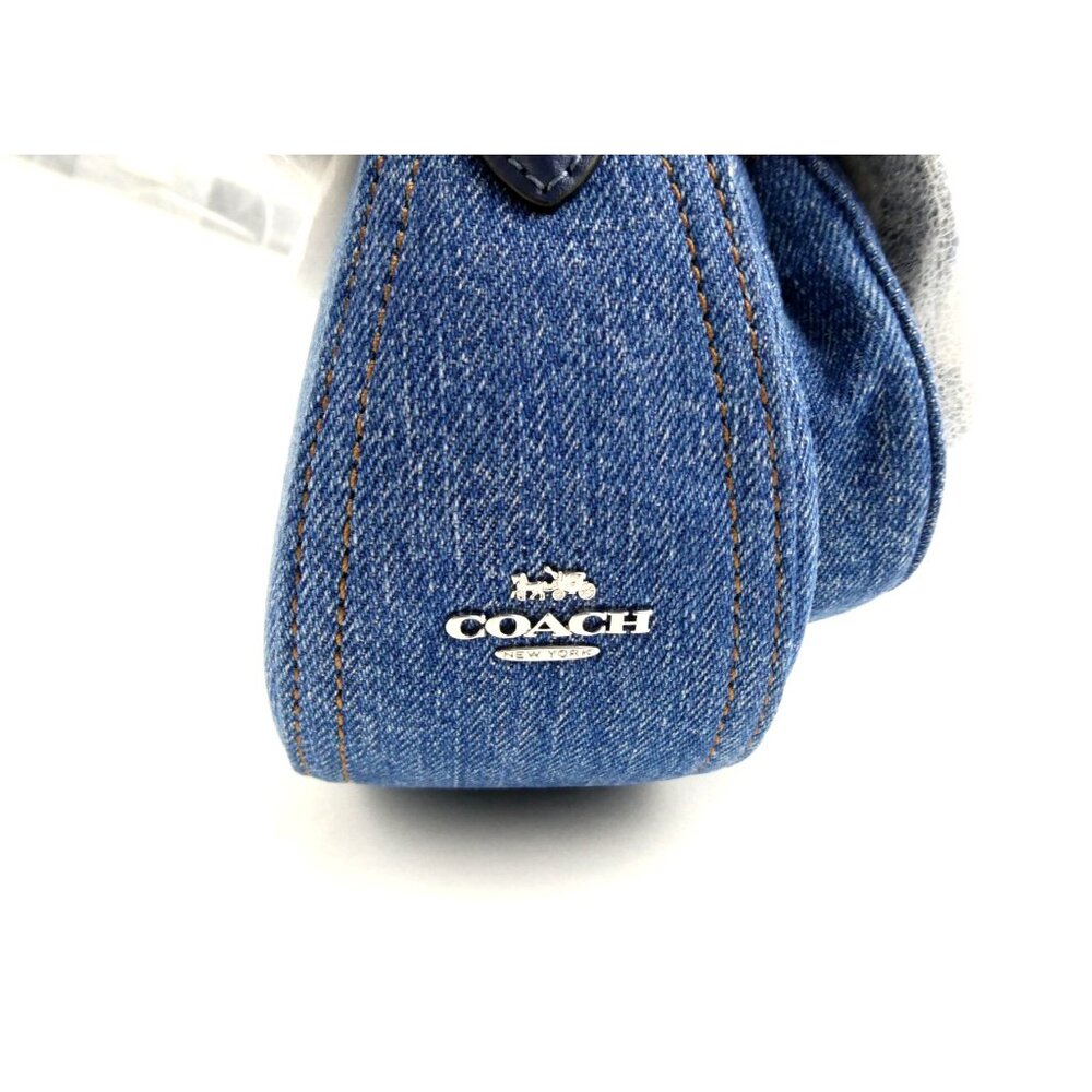 Coach Indigo Denim Ashton Shoulder Bag CAK44 NWT - Picture 11 of 11